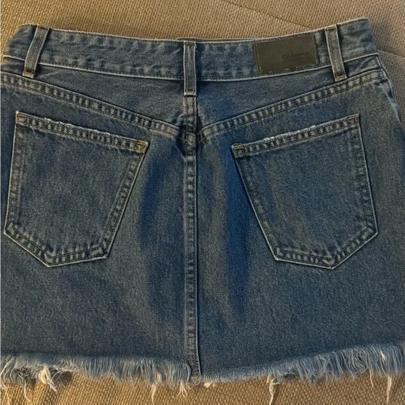 Denim Distressed Mini Skirt Carmar 27 - Picture 4 of 7
